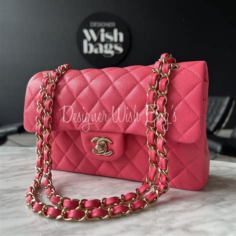 chanel bag hot pink|pink Chanel bag price.